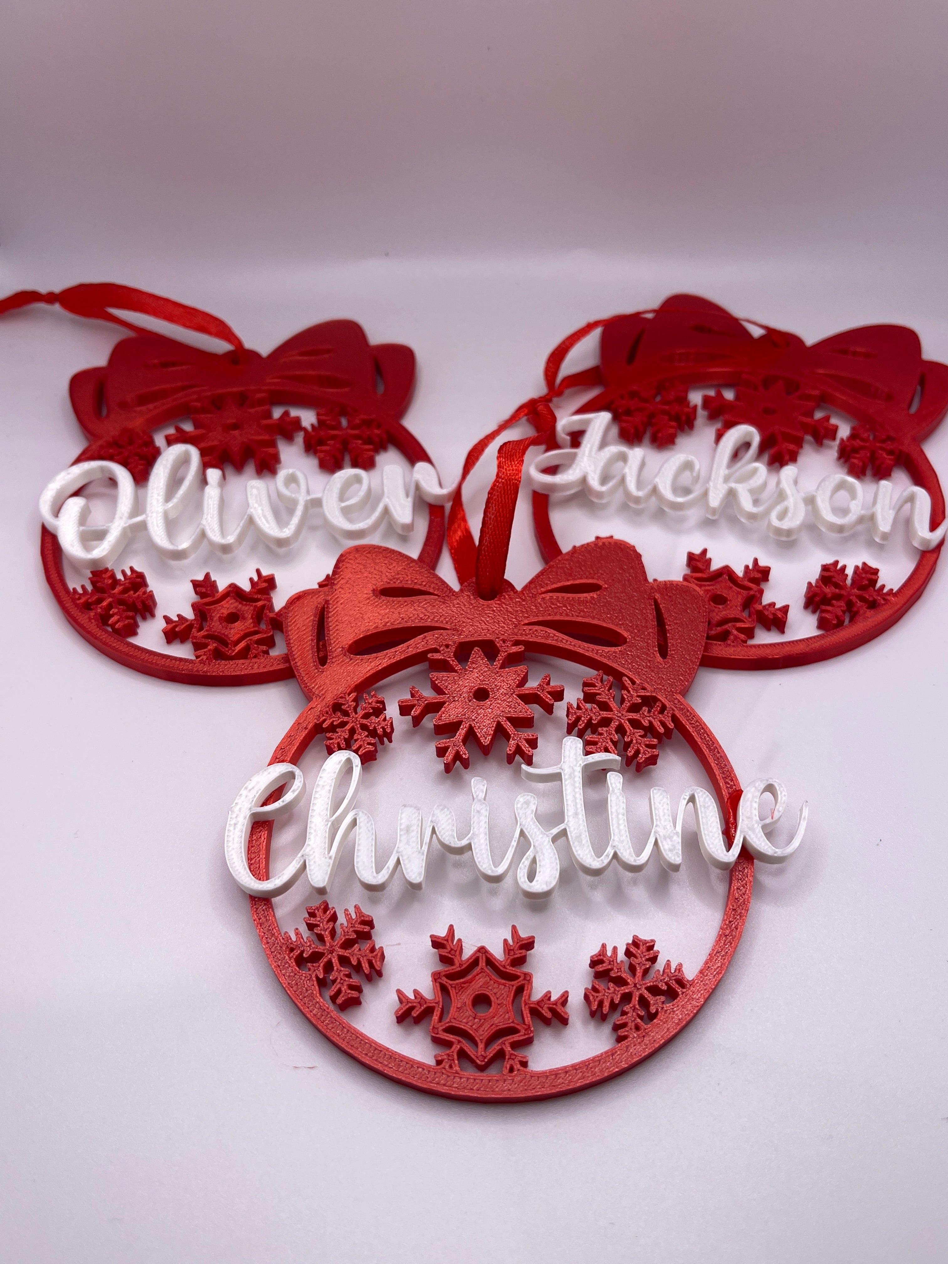 Personalised Christmas Baubles