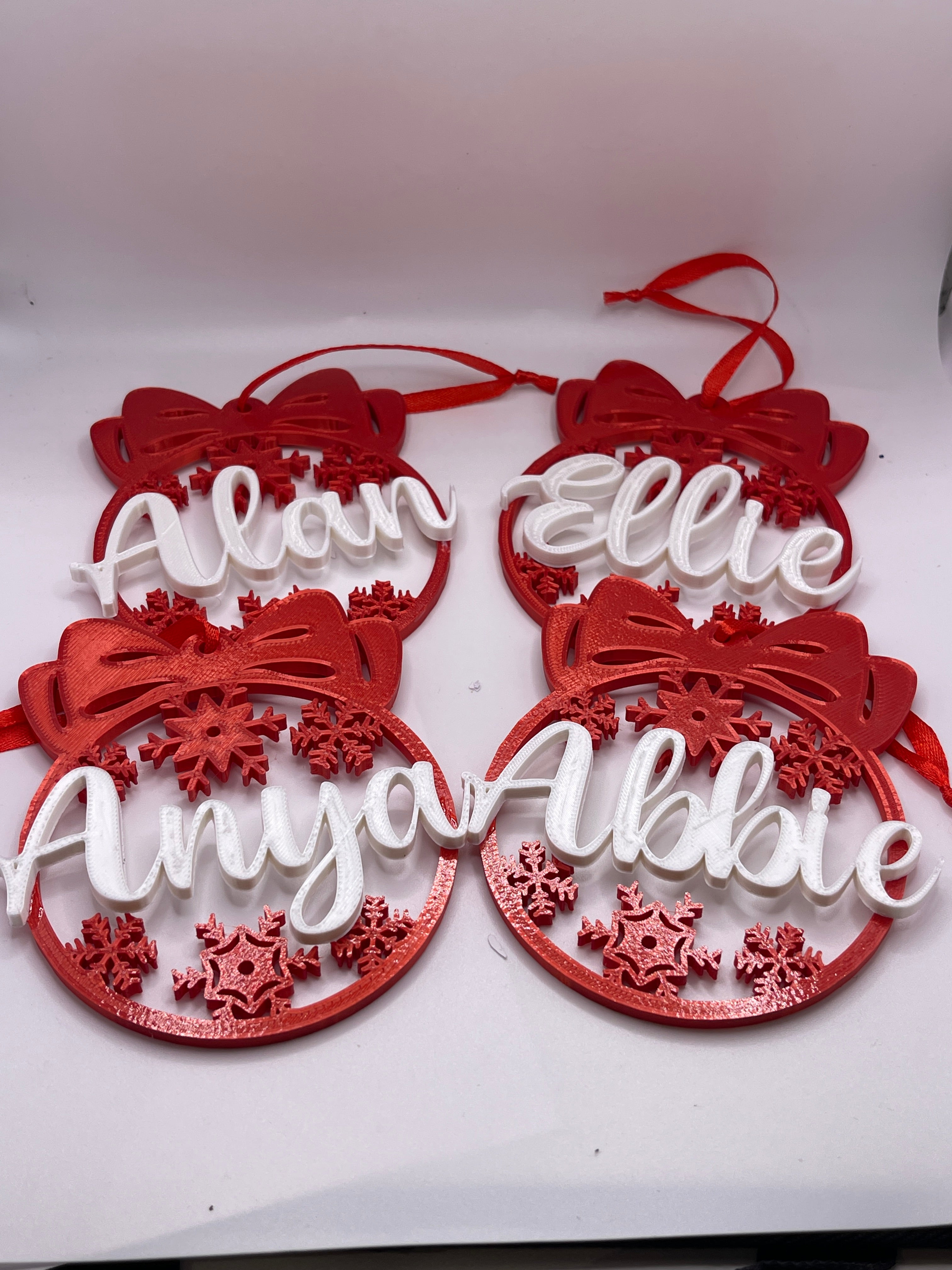 Personalised Christmas Baubles