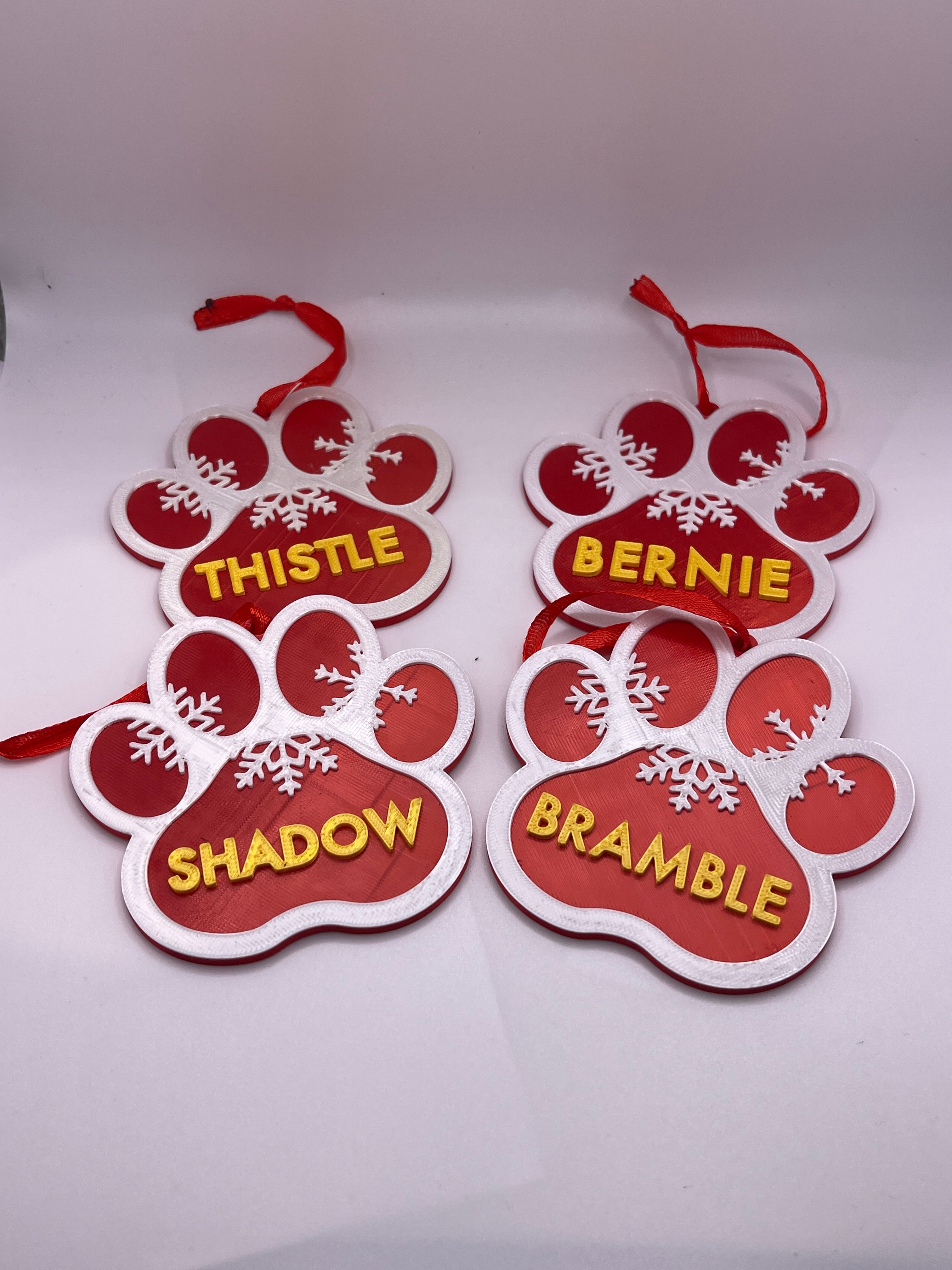 Personalised Pet Baubles