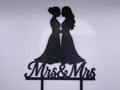 3d Printed - Mrs & Mrs Female Couple Wedding Cake Topper