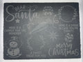 Christmas Eve Santa Slate
